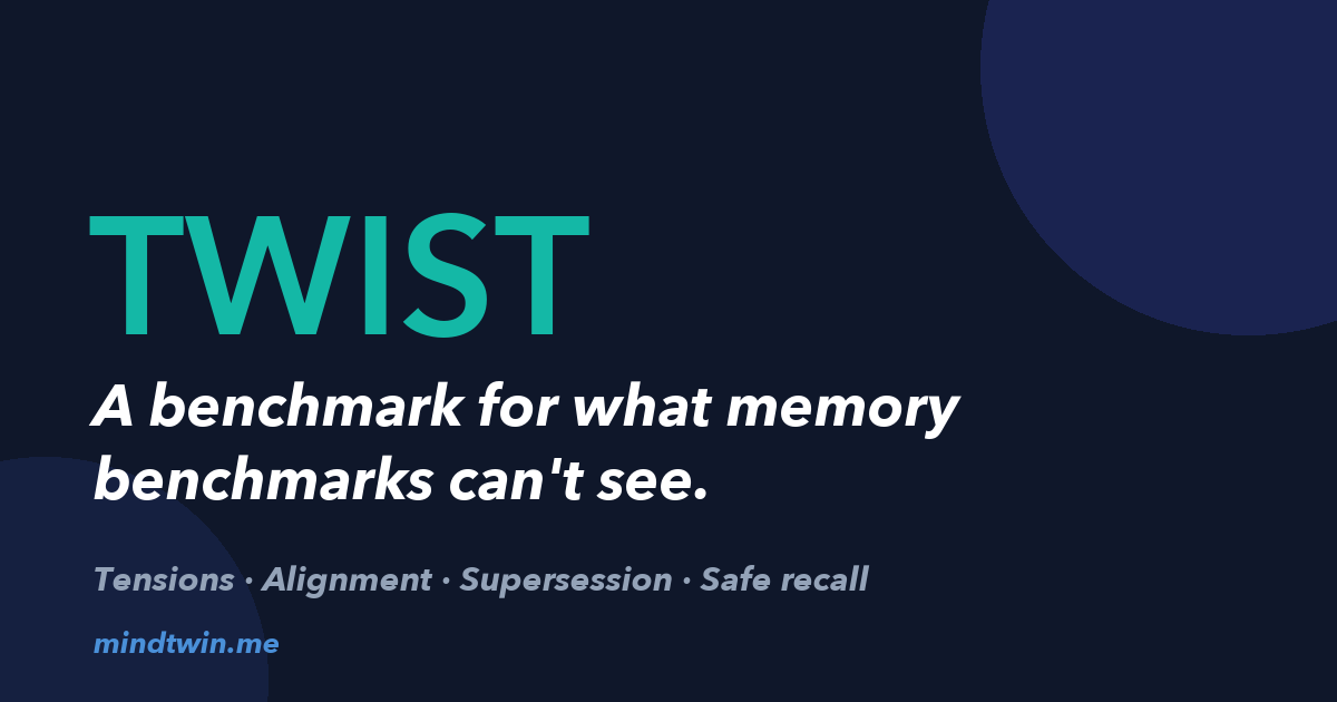 TWIST — a benchmark for what memory benchmarks can't see